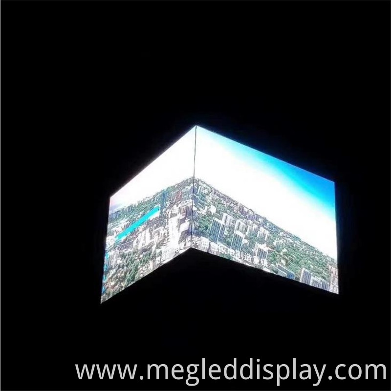 Outdoor Corner LED Display